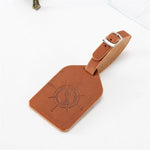 Elegant and Vintage Globe Compass Leather Suitcase Tag - The.MaverickLife
