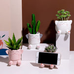 Funky Retro Animal Ceramic Pots for Succulents - The.MaverickLife