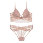 Sexy Lace Push Up Brassiere and Panty Set - The.MaverickLife