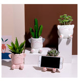 Funky Retro Animal Ceramic Pots for Succulents - The.MaverickLife