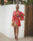 Breezy Summer Bohemian Inspired Floral Kimono - The.MaverickLife