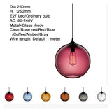Colorful Glass Bowl Pendant Lights - The.MaverickLife