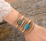 Amazonite Wrap Bracelet - The.MaverickLife
