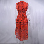 Chic Sixties Ruffled Midi Dress - The.MaverickLife