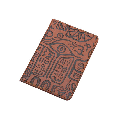 Vintage Egyptian Leather Passport Cover - The.MaverickLife