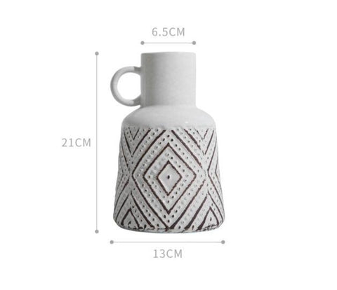 Americana Ceramic Flower Vases - The.MaverickLife