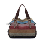 Vintage Striped Satchel & Messenger Bag - The.MaverickLife