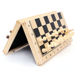 Solid Wood Portable Magnetic Chess Game - The.MaverickLife