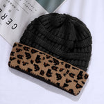Leopard Print Cozy Crochet Beanie - The.MaverickLife