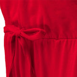 Chic V-Neck Jumpsuit with Pockets & Drawstring Waist - The.MaverickLife
