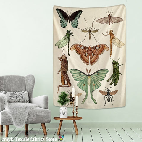 Retro Bohemian Anthropod Wall Tapestry Hanging - The.MaverickLife