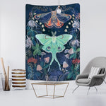 Modern Psychedelic Butterfly & Mushroom Nordic Styled Wall Hanging - The.MaverickLife