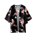Open Front Chiffon Kimono Blouse - The.MaverickLife