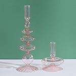 Retro Glass Candlestick Holders - The.MaverickLife