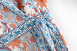 Boho Chic Floral Wrap Dress - The.MaverickLife