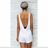Casual Summer Vibing Jumpsuit with a Plunging V Back - The.MaverickLife