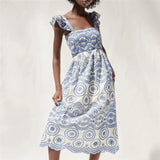 Summer Eyelet Embroidered Dress - The.MaverickLife
