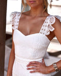 Classy White Lace Body-Con Dress - The.MaverickLife