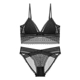 Sexy Lace Push Up Brassiere and Panty Set - The.MaverickLife
