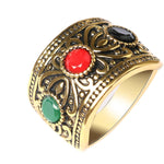 Turkish Styled Rings w/ Colorful Resin Stones - The.MaverickLife