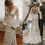 Lace & Backless Bohemian Wedding Gown - The Maverick Life