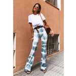 Bohemian Tie-Dyed Flared Trousers - The.MaverickLife