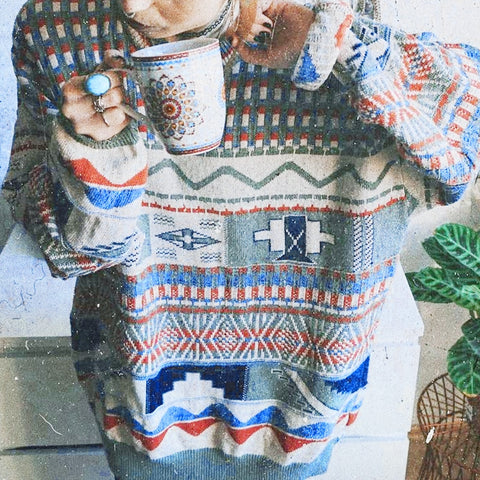 Fair Isle Knit Sweater - The Maverick Life