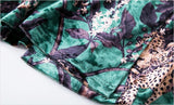 The "Emerald Leopard" Velvet Dress - The.MaverickLife